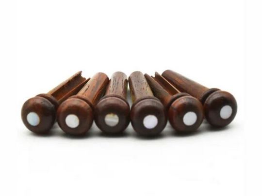 Cocobolo, 3 degree, slotted, pearl dot