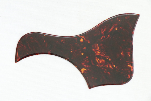 Taylor style version 5" pickguard, celluloid, brown tortoise