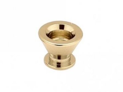 Strap button, Larrivee, gold, with screw and felt washer
